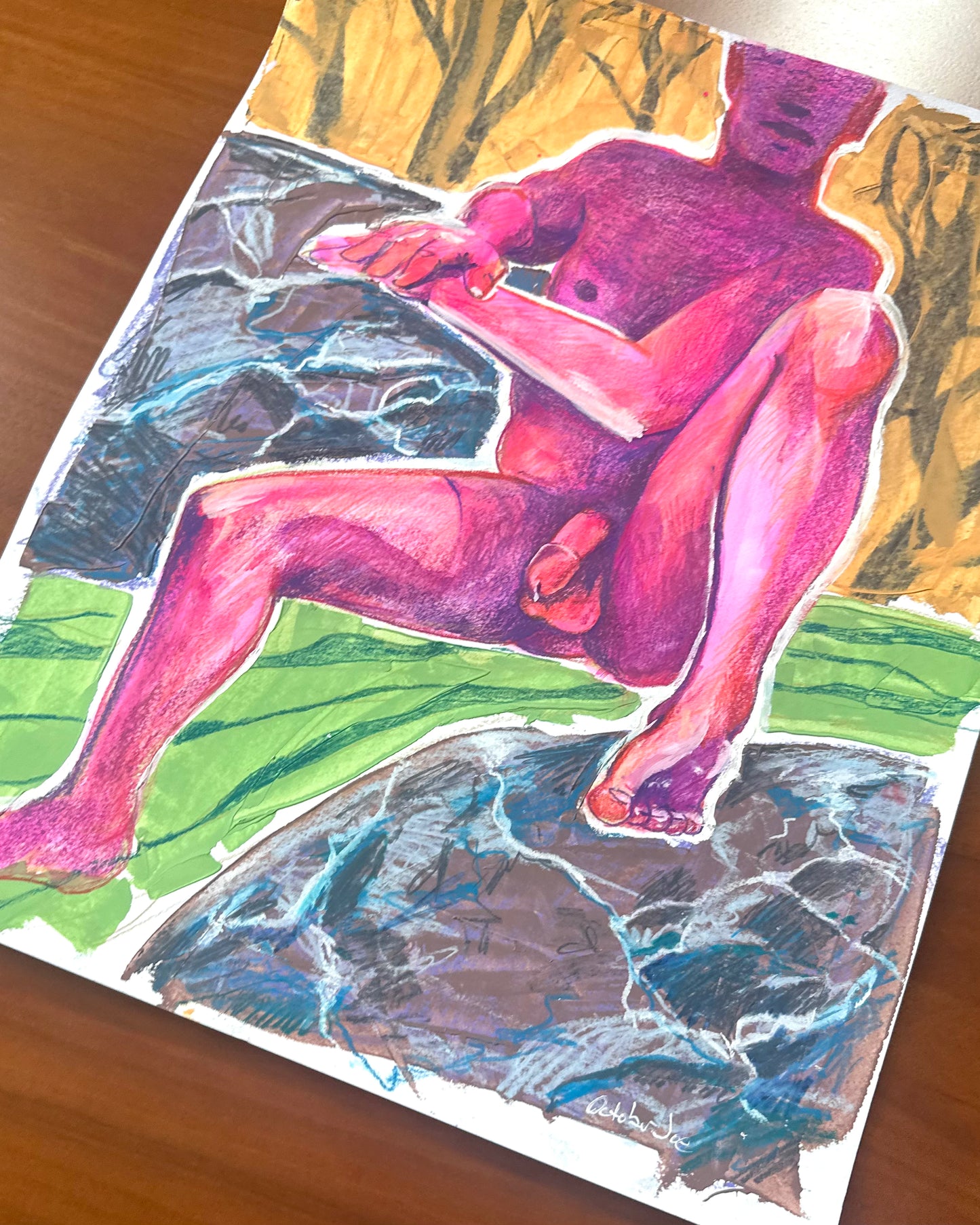 Forest Throne - Original drawing