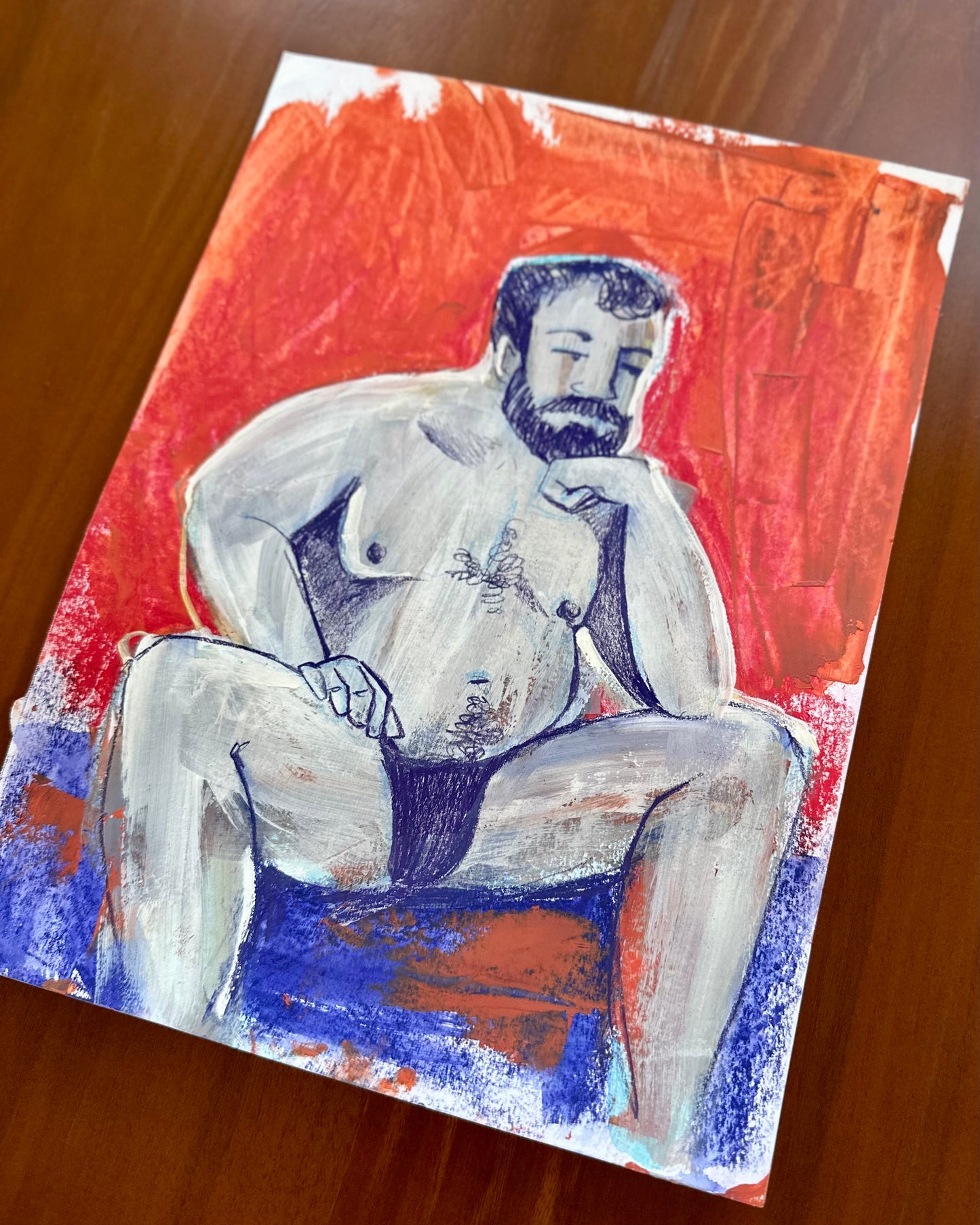 Thoughtful Original drawing