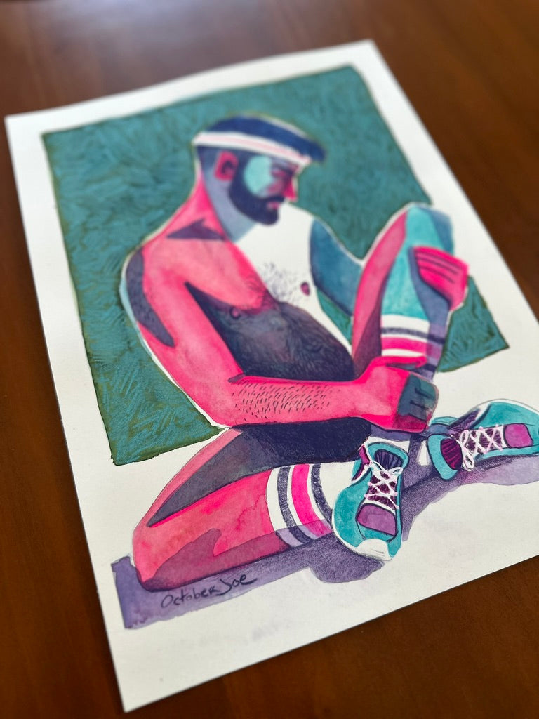 Charley Horse - Original Watercolor Painting