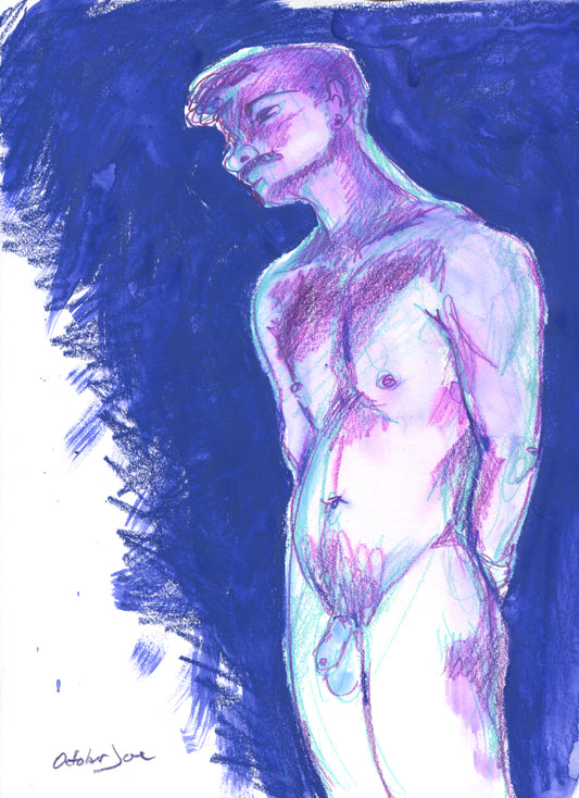 Blue Boy - Original Drawing