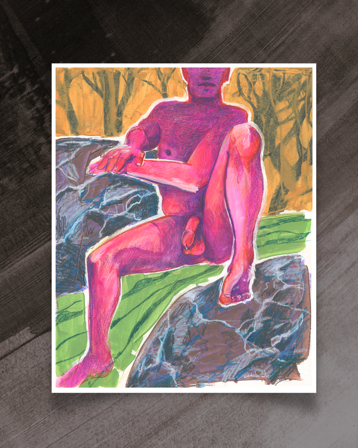 Forest Throne - Original drawing