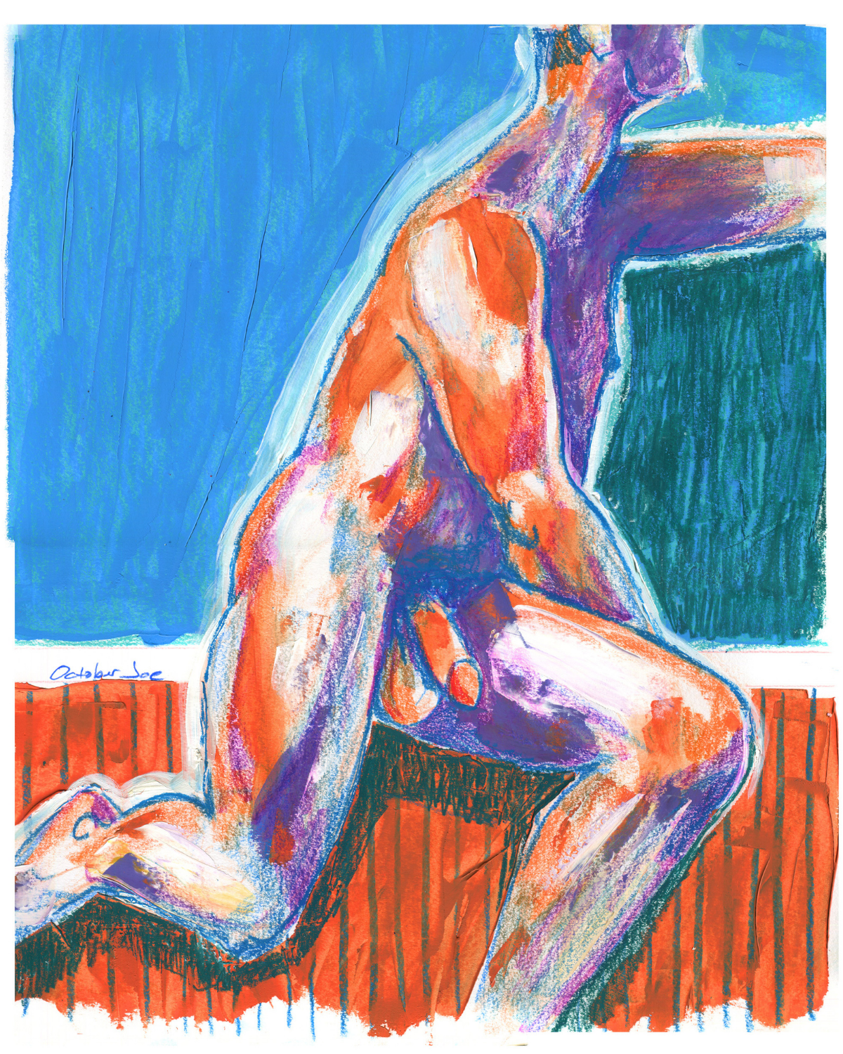 On the Fence - Original painting