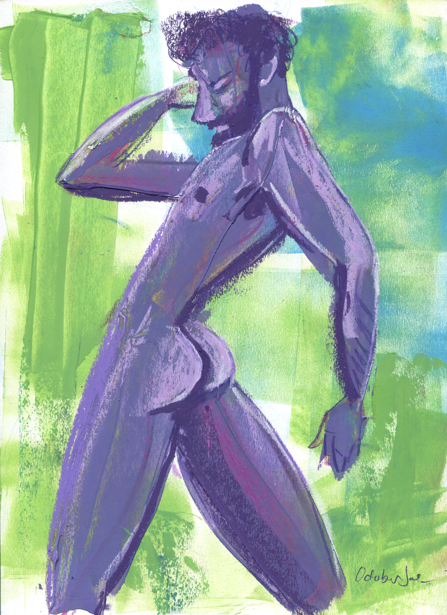 Purple Twist- Original Painting