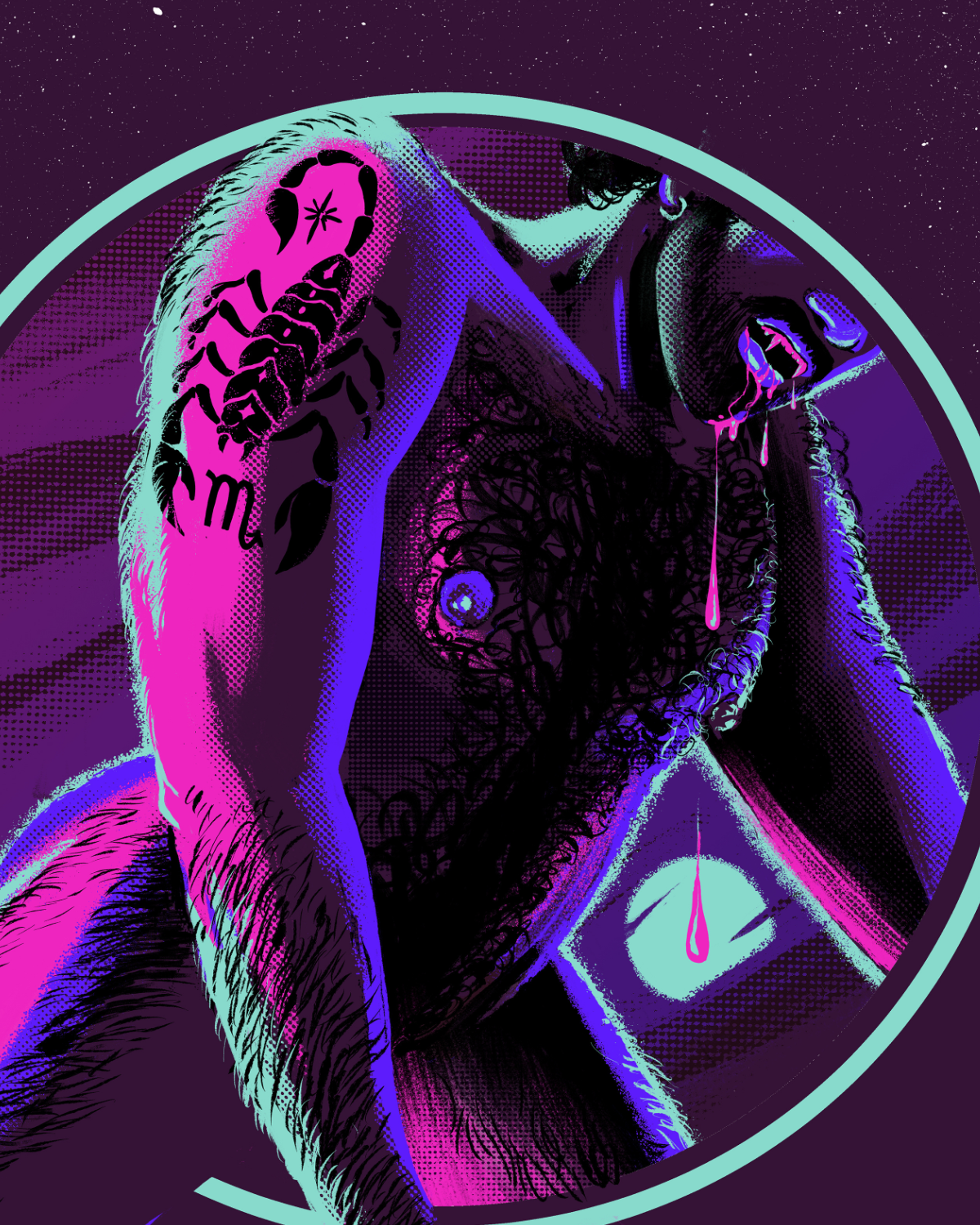 Scorpio Moon - Limited Edition Print