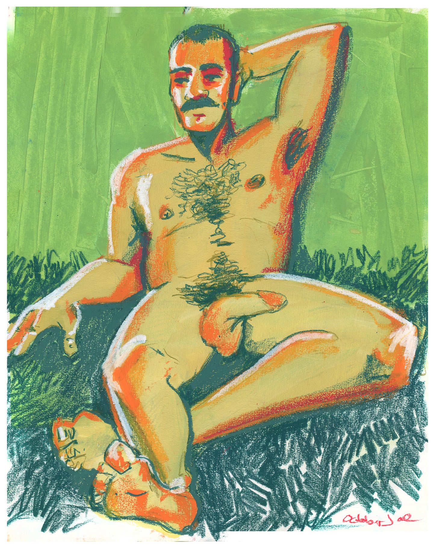 Shag Carpet - Original drawing