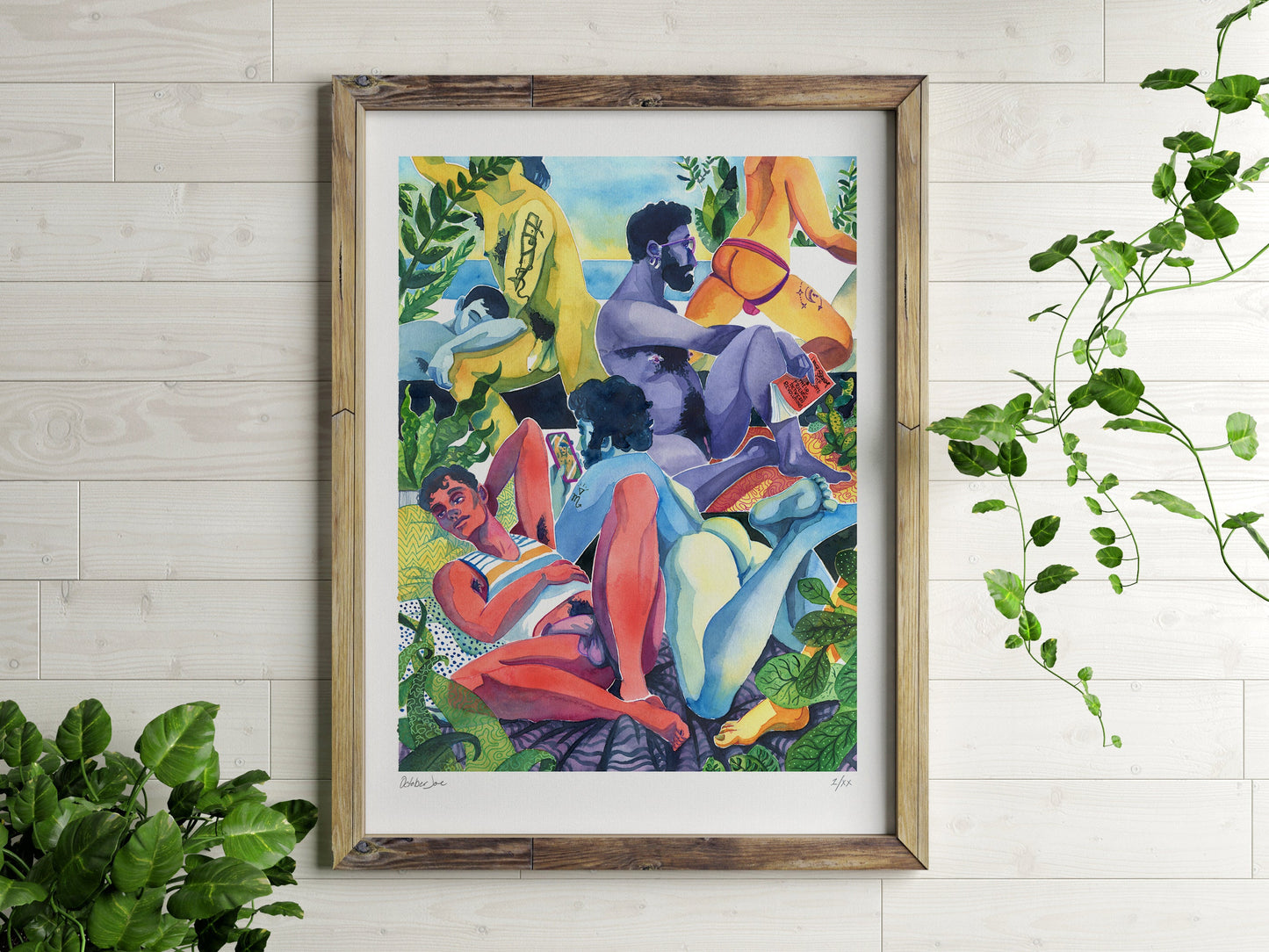 All the Lovers - Original Watercolor Painting